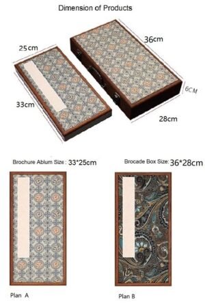 33*25 cm Xuan Paper Rice Paper Art Paper Calligraphy Painting Paper Sumi- E Paper Brochure list Ablum Red Wooden Box Set