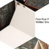 33*25 cm Xuan Paper Rice Paper Art Paper Calligraphy Painting Paper Sumi- E Paper Brochure list Ablum Red Wooden Box Set