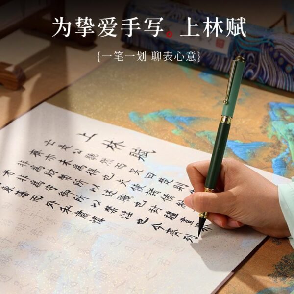 Xuan Paper Calligraphy Paper Sumi-E Painting Writing Tracing Scroll of <SHANG LIN FU > Song Brocade Box Set Gift
