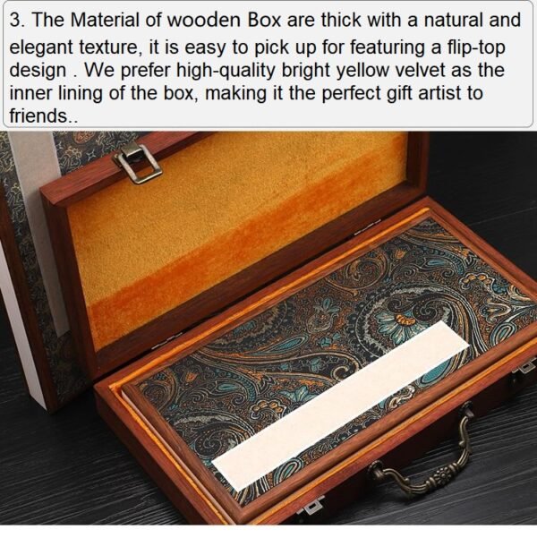 32*16cm Xuan Paper  Rice Paper  Art Paper Calligraphy Painting Paper  Sumi- E Paper Brochure list Ablum Red Wooden Box  Set