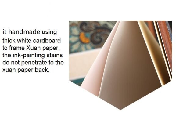32*16cm Xuan Paper  Rice Paper  Art Paper Calligraphy Painting Paper  Sumi- E Paper Brochure list Ablum Red Wooden Box  Set