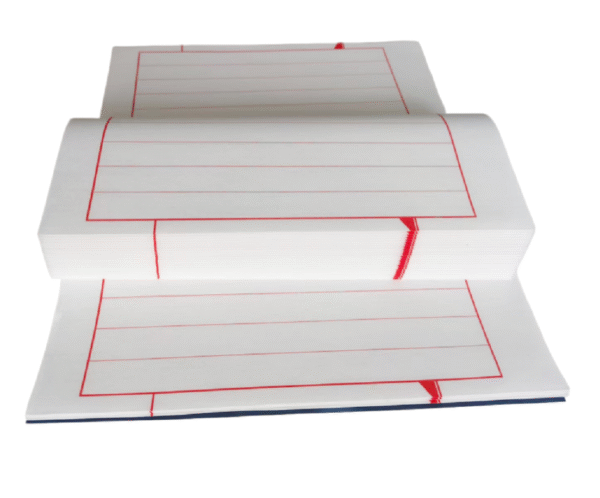 32*22cm 5 pcs / Lot Chinese Xuan Paper Half Ripe Calligraphy Pratice Book Art Stationary Supplies Traditional Thread Sewing Book Rice Paper Booklet