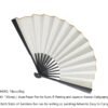 10# Xuan Paper Rice Paper Folding Bamboo Fan for painting calligraphy Artworks