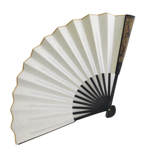 10# Xuan Paper Rice Paper Folding Bamboo Fan for painting calligraphy Artworks