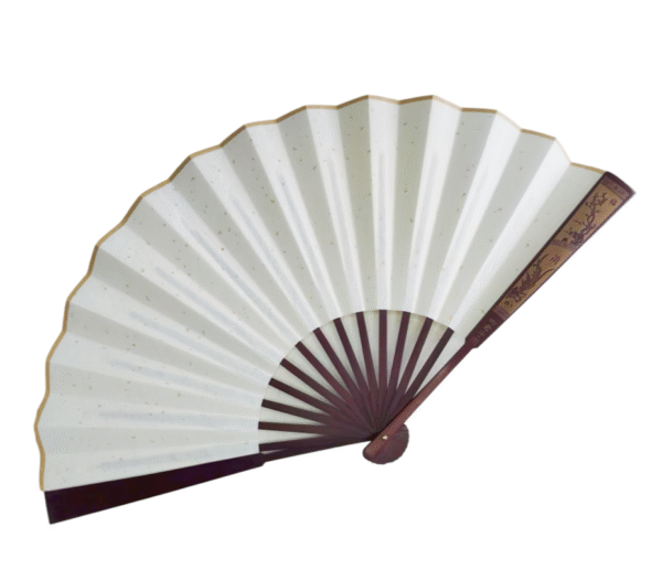 10# Xuan Paper Rice Paper Folding Bamboo Fan for painting calligraphy Artworks