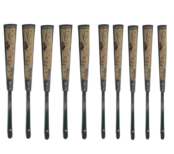 10# Xuan Paper Rice Paper Folding Bamboo Fan for painting calligraphy Artworks