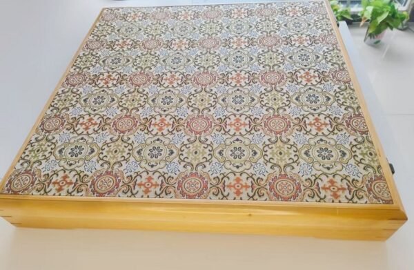 35*35* 3 cm Xuan Paper Brochure Song Brocade Cinnamomum Camphora Jewelry Gift Box Ancient Book Colllection Case