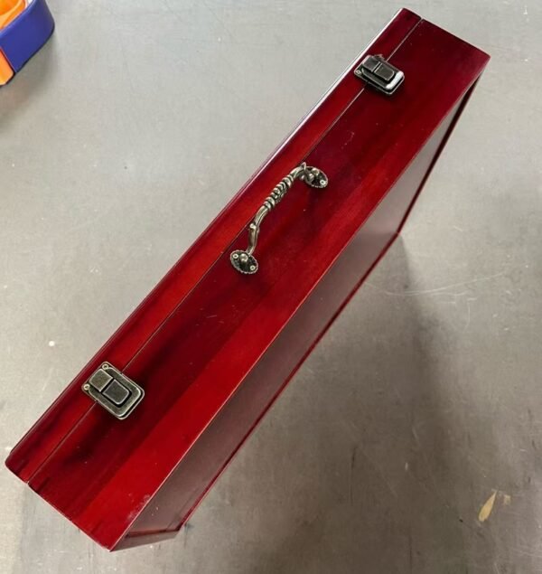 Xuan Paper Camphor wood Red Color Jewelry Box Painting Calligraphy Hand Scrolls 4pcs/set. Case