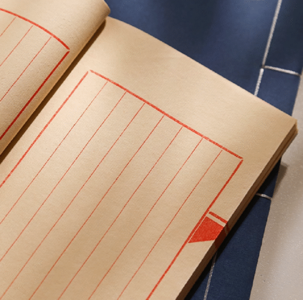 32*22cm 5 pcs / Lot Chinese Xuan Paper Half Ripe Calligraphy Pratice Book Art Stationary Supplies Traditional Thread Sewing Book Rice Paper Booklet