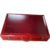 Xuan Paper Camphor wood Red Color Jewelry Box Painting Calligraphy Hand Scrolls 4pcs/set. Case