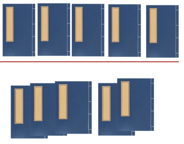 Chinese  Ancient Book  Xuan Paper  Calligraphy Painting Booklet of  Yin Pu