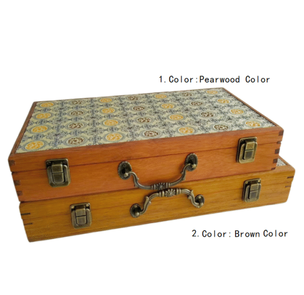 35*25*4.5cm Pineapple Wood Pearwood Solid Wooden Box load into Xuan Paper Booklet for Painting Calligraphy Song Brocade Face Package Box Can be customed carving LOGO