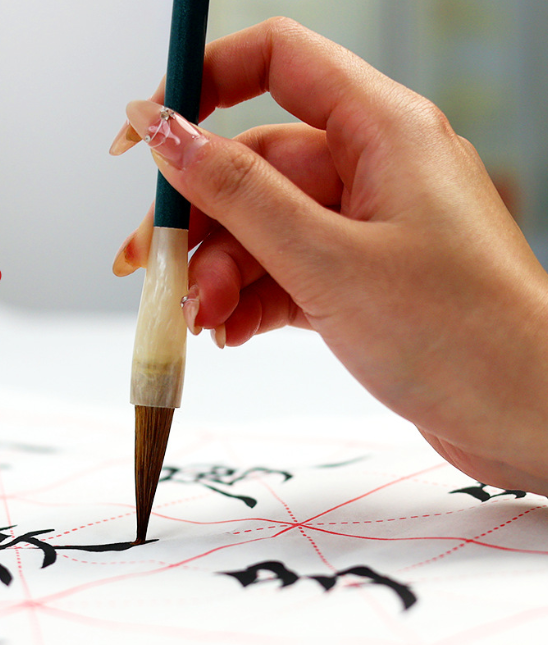 A6 The Chinese Four Treasures of Ancient Study Camphor Wood Collection Package Box Gift Set