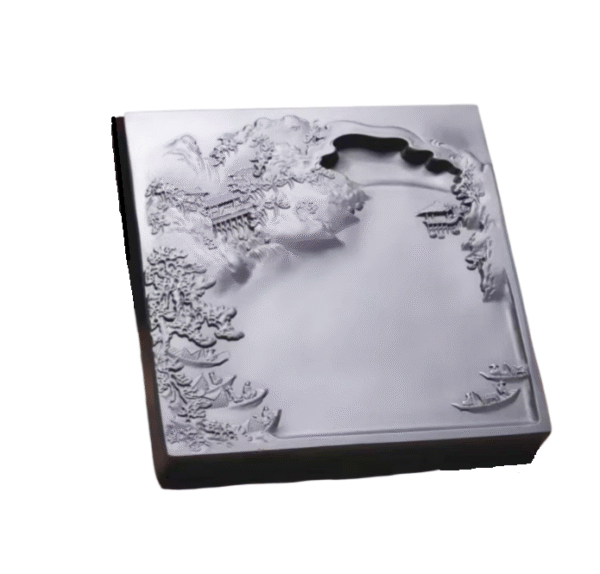 B1 The Chinese Four Treasures of Ancient Study Camphor Wood Collection Package Box Gift Set