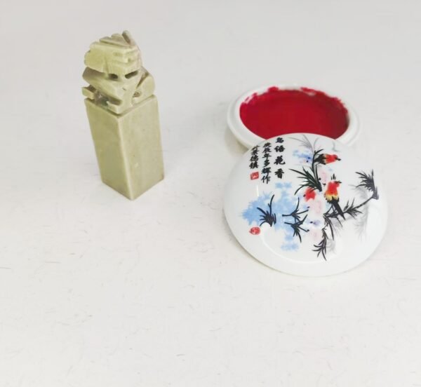 D2 The Chinese Four Treasures of Ancient Study Camphor Wood Collection Package Box Gift Set