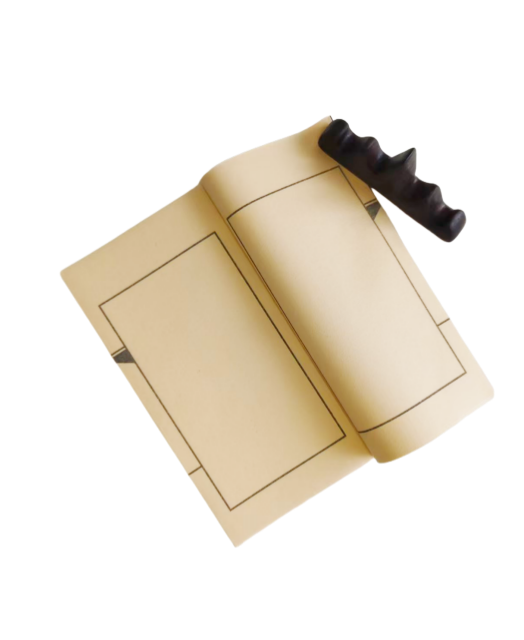 F2 The Chinese Four Treasures of Ancient Study Camphor Wood Collection Package Box Gift Set