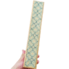 10 " or 9.5"   Chinese Xuan （Art） Paper Folding Fan Camphor wooden Song Brocade Box