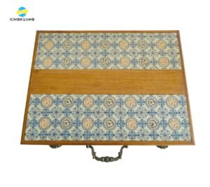 35*25*4.5cm Pineapple Wood Pearwood Solid Wooden Box load into Xuan Paper Booklet for Painting Calligraphy Song Brocade Face Package Box Can be customed carving LOGO