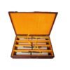 Xuan Paper Camphor wood Red Color Jewelry Box Painting Calligraphy Hand Scrolls 4pcs/set. Case