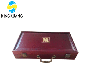 32.5*16.5cm Xuan Paper Painting Calligraphy Booklet  Red Wood Jewelry Gifts Package Box