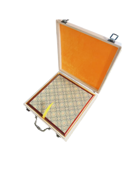 Chinese Xuan Paper Art Paper ( Handmade) Sumi -E Painting Paper Booklet for Painting Calligraphy Camphor Wood Box Package Gift