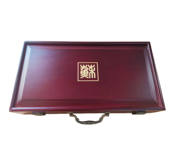 32.5*16.5cm Xuan Paper Painting Calligraphy Booklet  Red Wood Jewelry Gifts Package Box