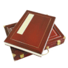 35*25*4.5cm Xuan Paper Art Paper Sumi-E Painting Paper Booklet Camphor wood Red Color Box