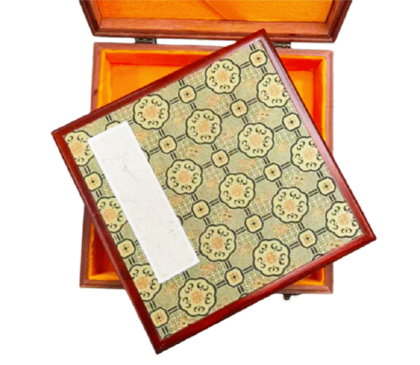 20*20cm Xuan Paper Raw Paper Handmade Watercolor Sumi-E Painting Calligraphy Paper Booklet Rosewood Box Set