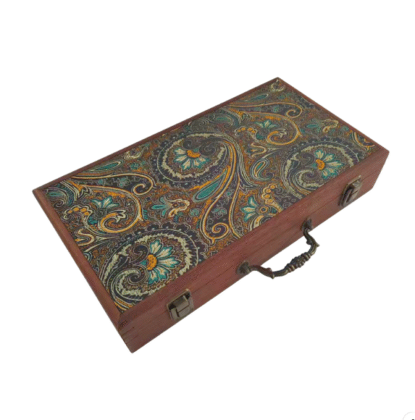 32*16*4.5cm Xuan Paper Art Paper Booklet Song Brocade Silk Package Box Jewelry Gift Collection Case