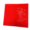30*15cm Red xuan paper art Shakyo paper calligraphy paper artworks creation products writing painting paper The Heart Sutra Paper Box Sets Song Brocade Face Booklet