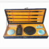 005 Four Treasure of Study Chinese Ink Brush Ink Stone Ink Pad Paste Ink Seal Student Basic Practice Calligraphy Painting for artworks Brocade Box Package