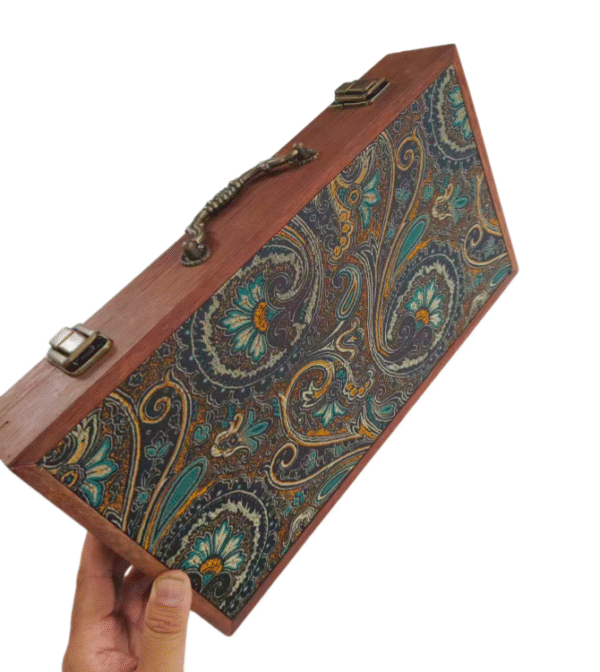 32*16*4.5cm Xuan Paper Art Paper Booklet Song Brocade Silk Package Box Jewelry Gift Collection Case