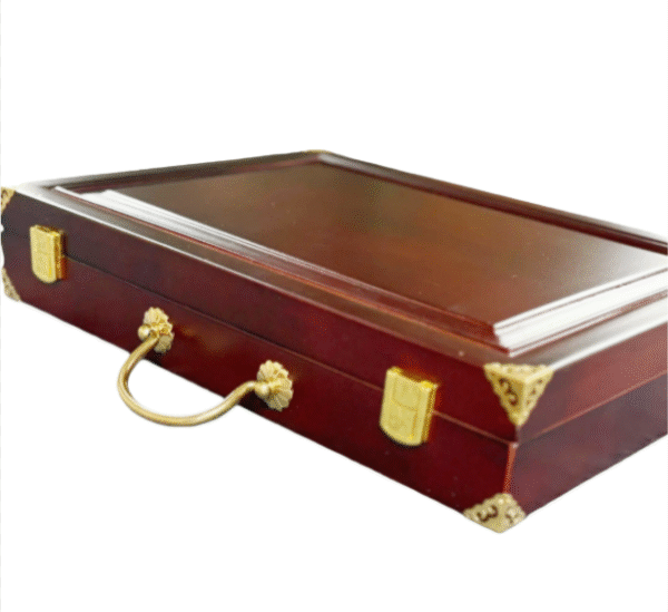 35*25*4.5cm Xuan Paper Art Paper Sumi-E Painting Paper Booklet Camphor wood Red Color Box