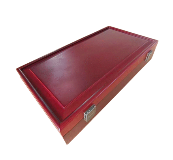 32.5*16.5cm Xuan Paper Painting Calligraphy Booklet  Red Wood Jewelry Gifts Package Box