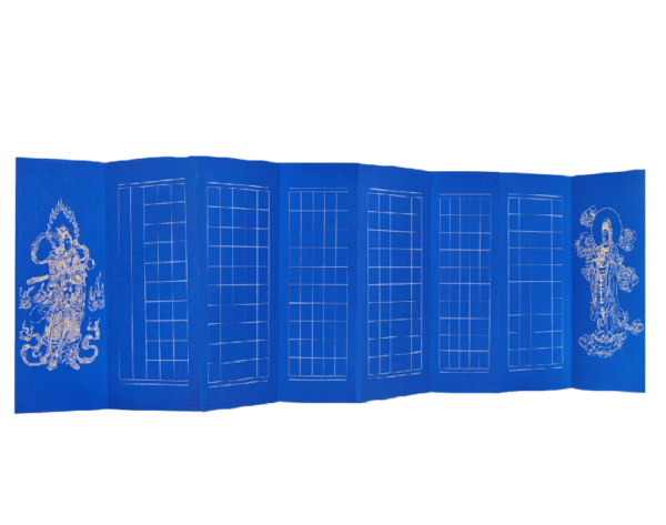 30*15cm Xuan Paper Rice Paper Brochure for  Calligraphy Artwork < The Heart Sutra> with Cinnamomum Camphora Box