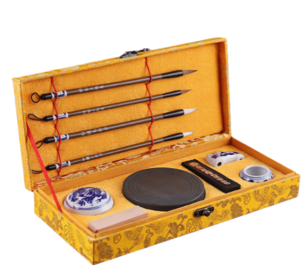 1003 Traditional Calligrapher's Tools: Comprehensive Stationery Pack Set Including Ink Stones & Pads for Enthusiasts Four Treasures of Study Chinese Ink Brush