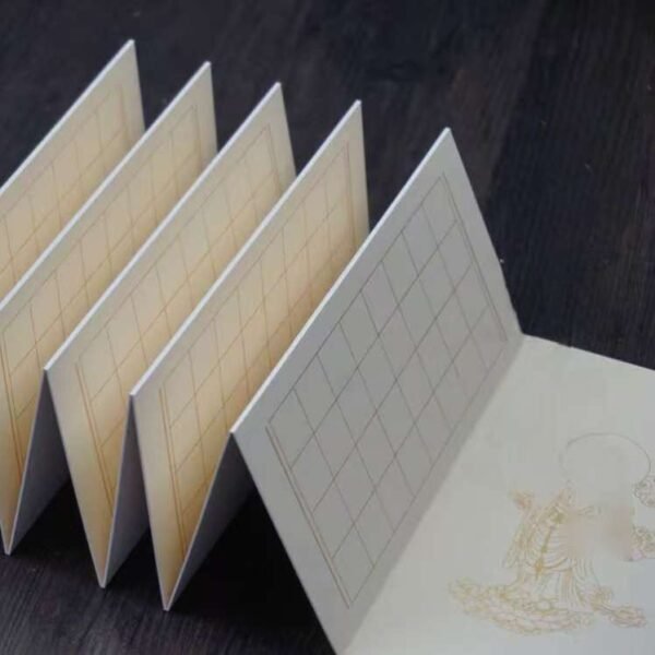 20*10cm Xuan Paper  Rice Paper  HanJi Shodo  Calligraphy Paper Booklet of <The Prajna Paramita Heart Sutra> Box Set Gift.