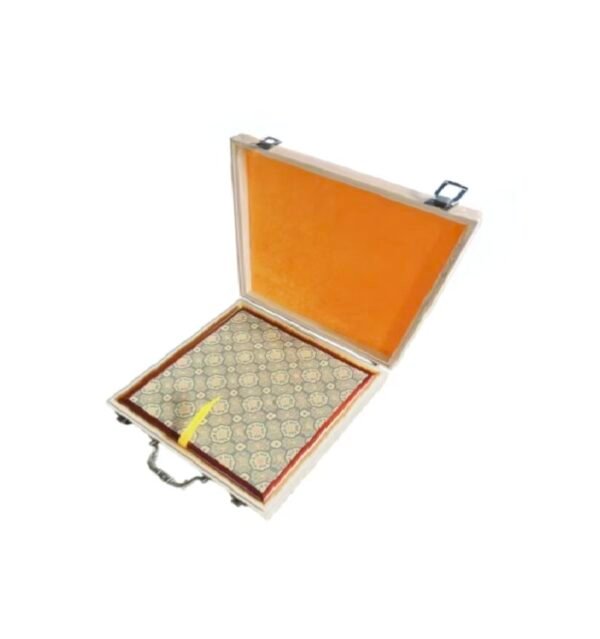 25*25cm  Art Paper Ablum Handmade Sumi -E Painting Paper Booklet for Painting Calligraphy Daoism Classics Scriptures Ablum Booklet Camphor Wood Box