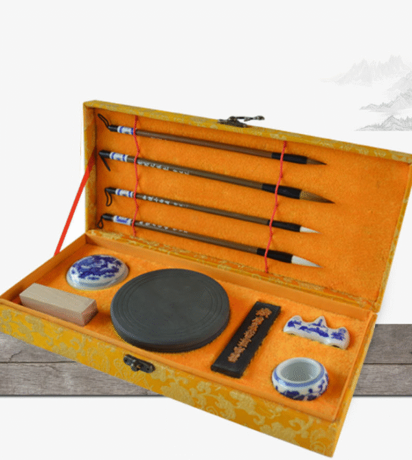 1007 Traditional Calligrapher's Tools: Comprehensive Stationery Pack Set Including Ink Stones & Pads for Enthusiasts Four Treasures of Study Chinese Ink Brush