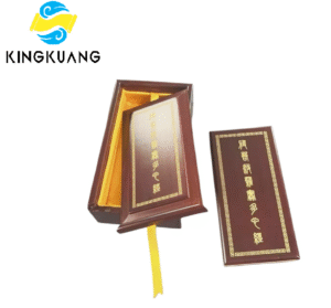 635d91a8-23f4-47f5-b243-6313a30e1243 Chinese Toppest 20*10cm Xuan Paper Booklet Art Painting Calligraphy Booklet of Writing <THE HEART OF SUTRA >Camphor Wood Red Wooden Box Traditional Cultrual Gift Sets.