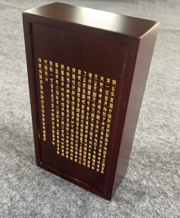 972af76bd2783036e5770239db6cc60e Chinese Toppest 20*10cm Xuan Paper Booklet Art Painting Calligraphy Booklet of Writing <THE HEART OF SUTRA >Camphor Wood Red Wooden Box Traditional Cultrual Gift Sets.