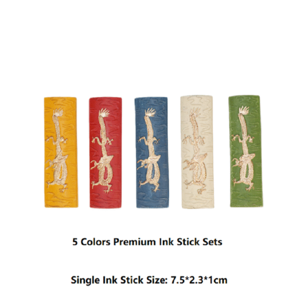 001 5 Colors Watercolor Ink-Stick Sets Paper Box Set