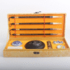 Four Treasure of Study Chinese Ink Brush Ink Stone Ink Pad Paste Ink Seal Student Basic Practice Calligraphy Painting for artworks Brocade Box Package