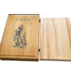 45*32cm Chinese Xuan Paper Ancient Color Booklet Camphor Wood Mounted Box Gifts for Writing <The Analects of Confucius >
