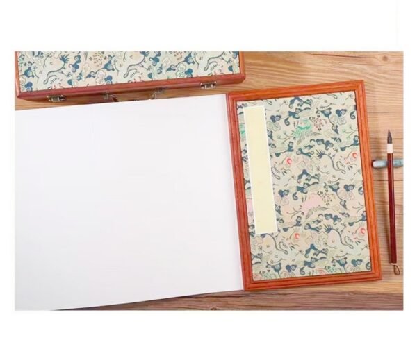 003 32*23cm Xuan Paper Booklet Rosewood Box Set Gift for painting calligraphy