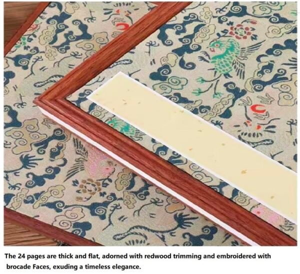 005 32*23cm Xuan Paper Booklet Rosewood Box Set Gift for painting calligraphy