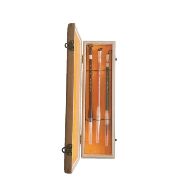 008 Chinese Xuan Writing Brush Camphor Wood Box Sets 3pcs/set Gifts