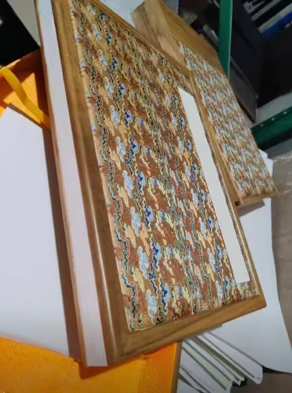 36*24cm Xuan Paper Art Paper Painting Paper Booklet Camphor wood box sets