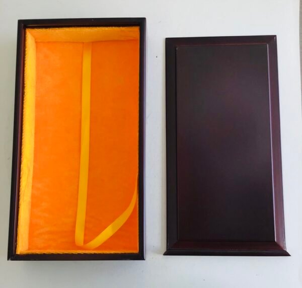 Xuan Paper Rice Paper  Shakyo Sutra HanJi  Shodo Calligraphy of brochure Yellow sandalwood Gift Package Box