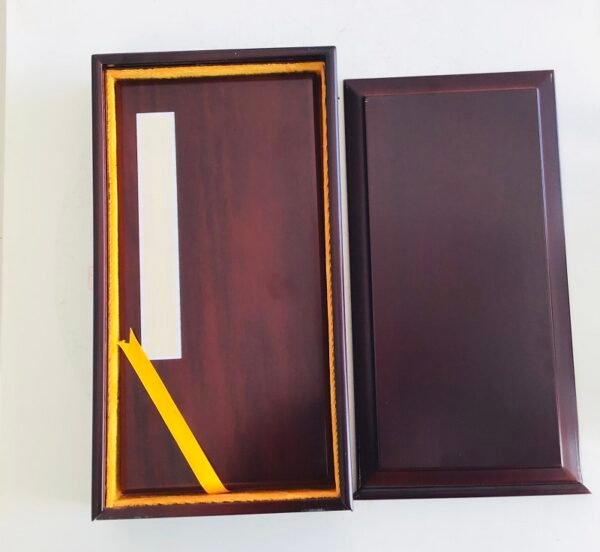 Xuan Paper Rice Paper  Shakyo Sutra HanJi  Shodo Calligraphy of brochure Yellow sandalwood Gift Package Box